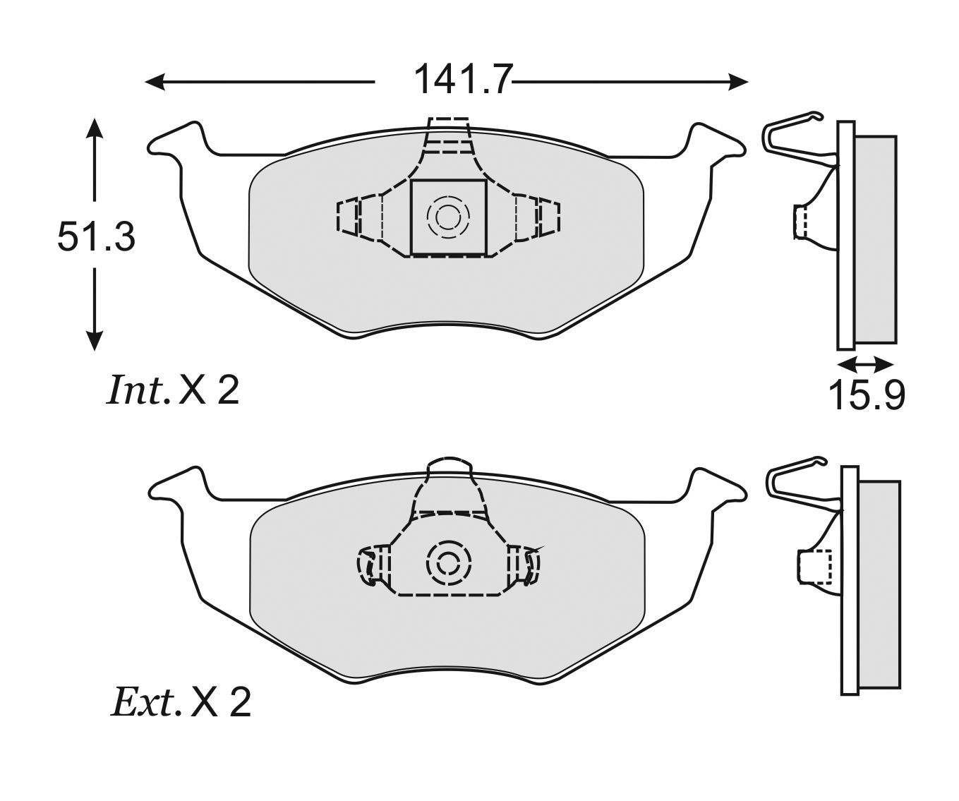 BALATA VW SAVEIRO GOL